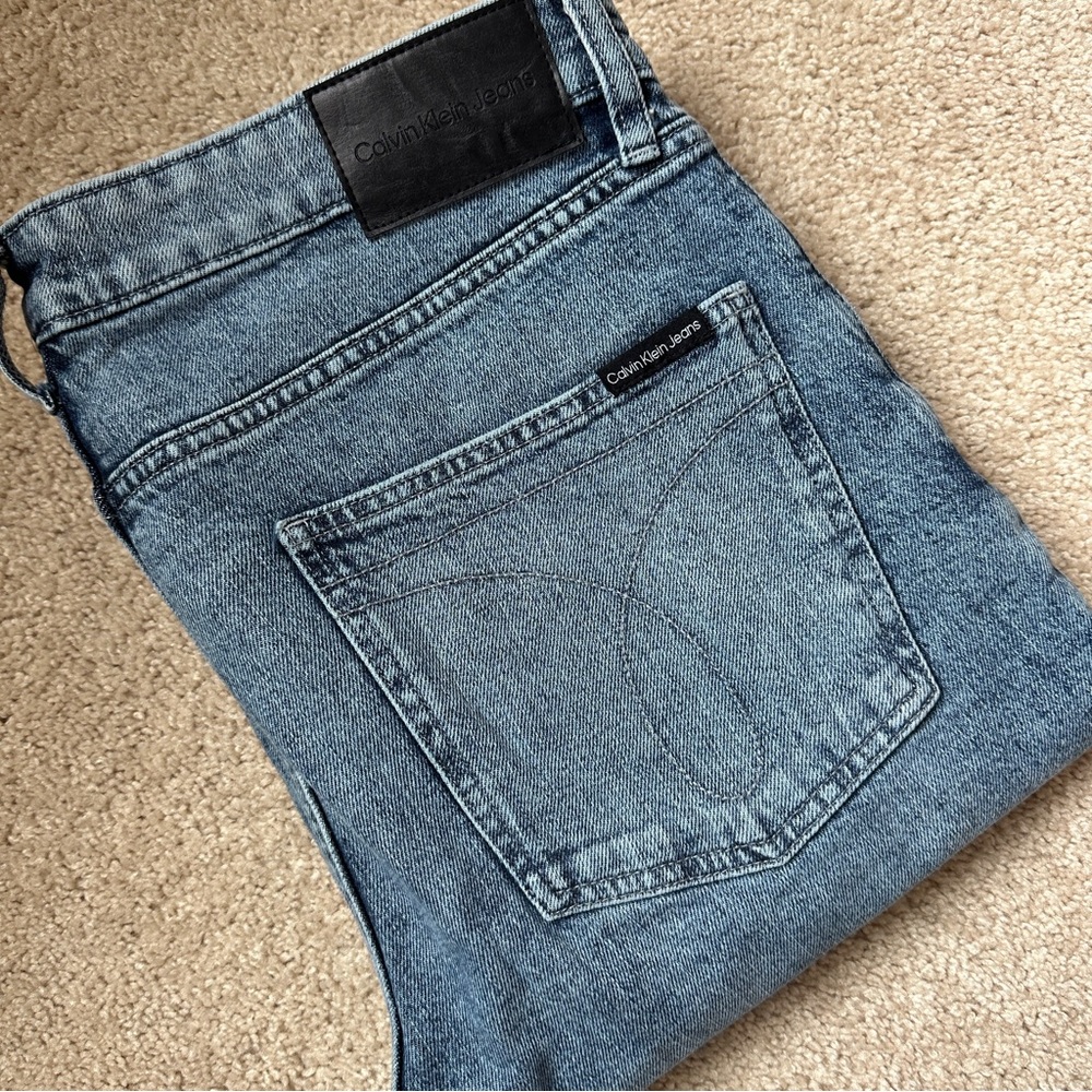 Calvin Klein Jeans Men's 33x30 Skinny Fit Denim Stretch